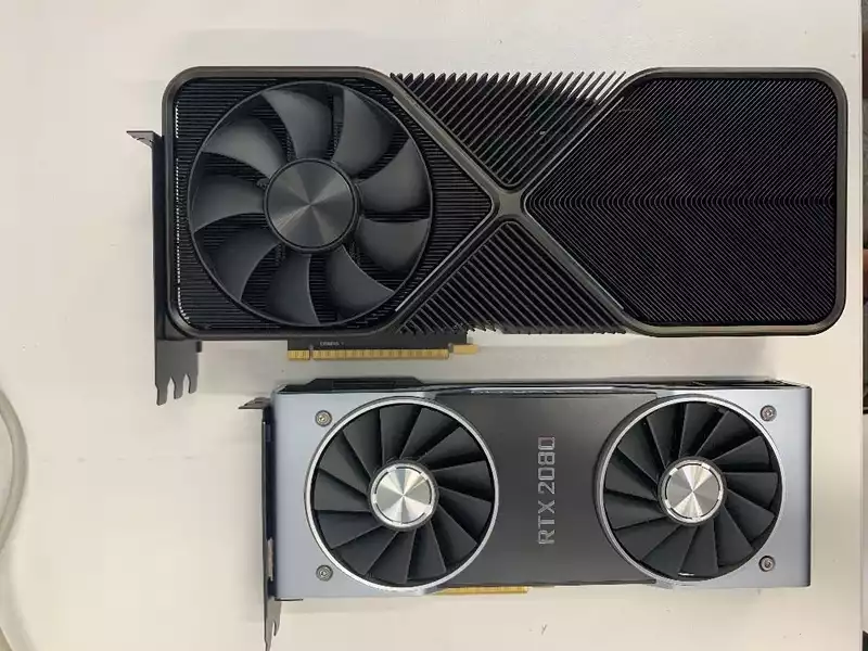 Just leaked photos of Nvidia GeForce RTX3090, it's massive