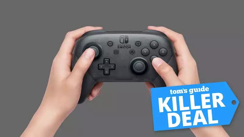 Nintendo Switch Pro Controller Sliced to Amazon59 on Amazon