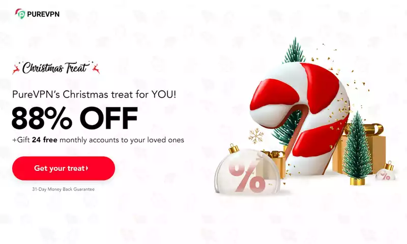 With just pm113/pm, this festive VPN deal from PureVPN is ridiculously cheap