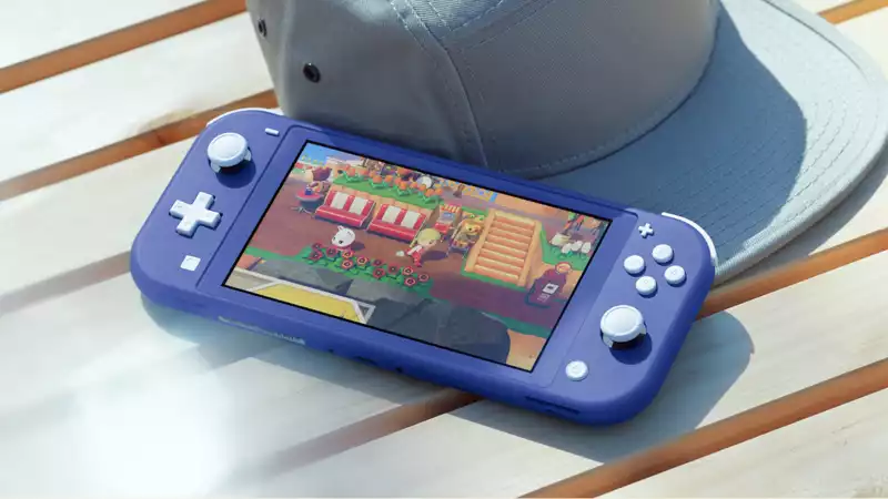 The blue Nintendo Switch Lite will appear on May 5 - or is it purple?