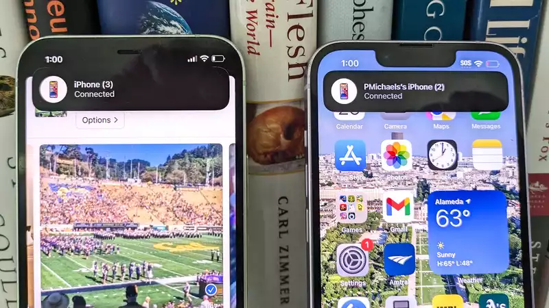 iOS 172 allows two iPhones to be connected and share an Apple Wallet pass