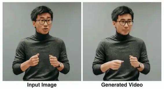 Google's New AI "VLOGGER" Creates Lifelike Avatars from Photos - Voice Control