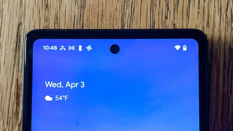 Android 15 changes the status bar