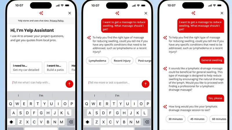 I tried Yelp's AI assistant