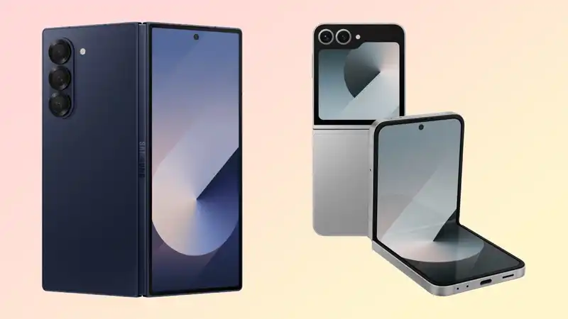 Samsung Galaxy Z Fold 6 and Z Flip 6 Leaked Images Dazzle in Multiple Color Options