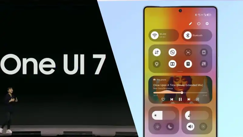 Samsung “One UI 7” leaked video with much improved animation.