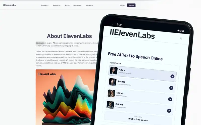 Eleven Labs Announces New Conversational AI - as Natural as Chatting with a Human